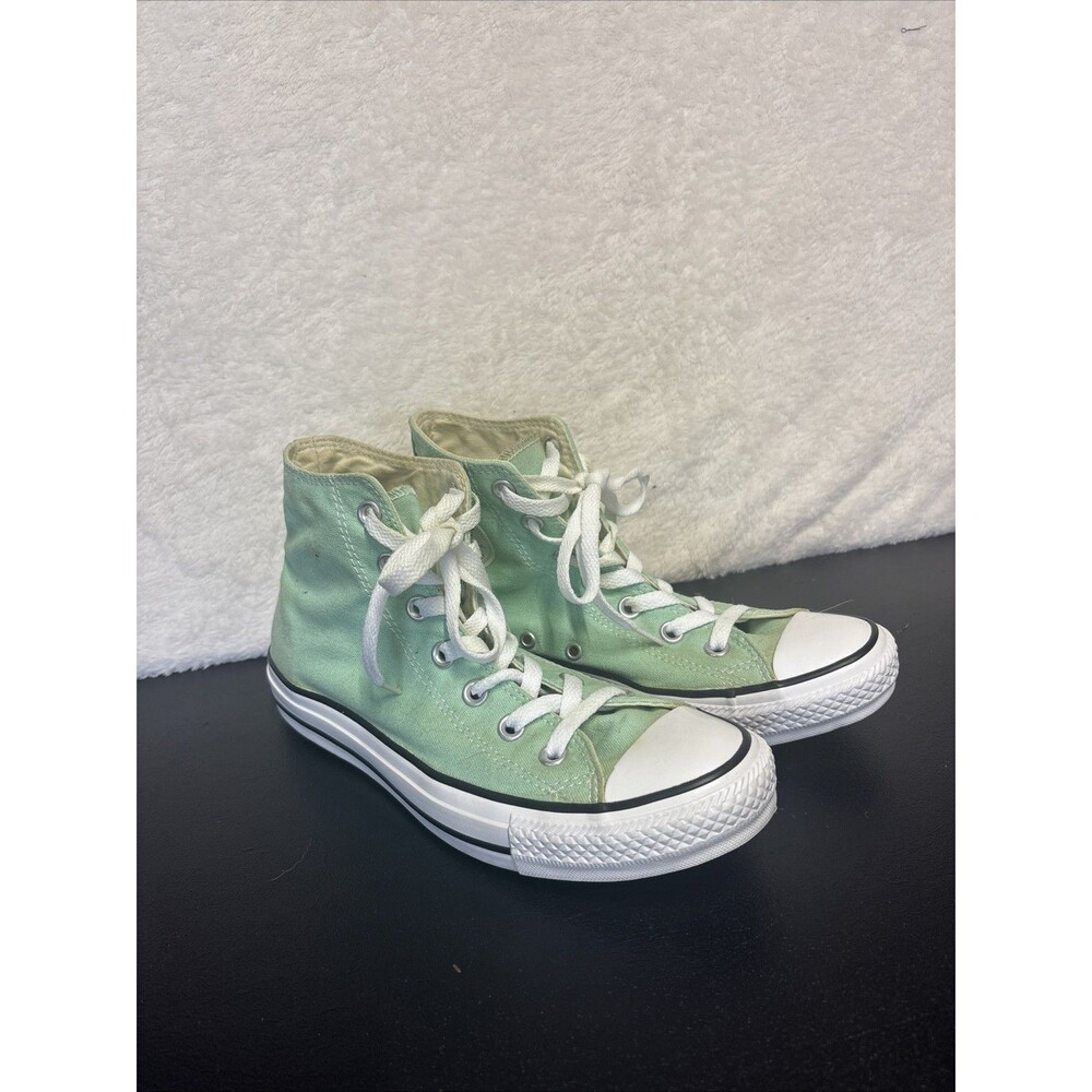 Converse high top women’s size 8 / men’s size 6 - Mint green